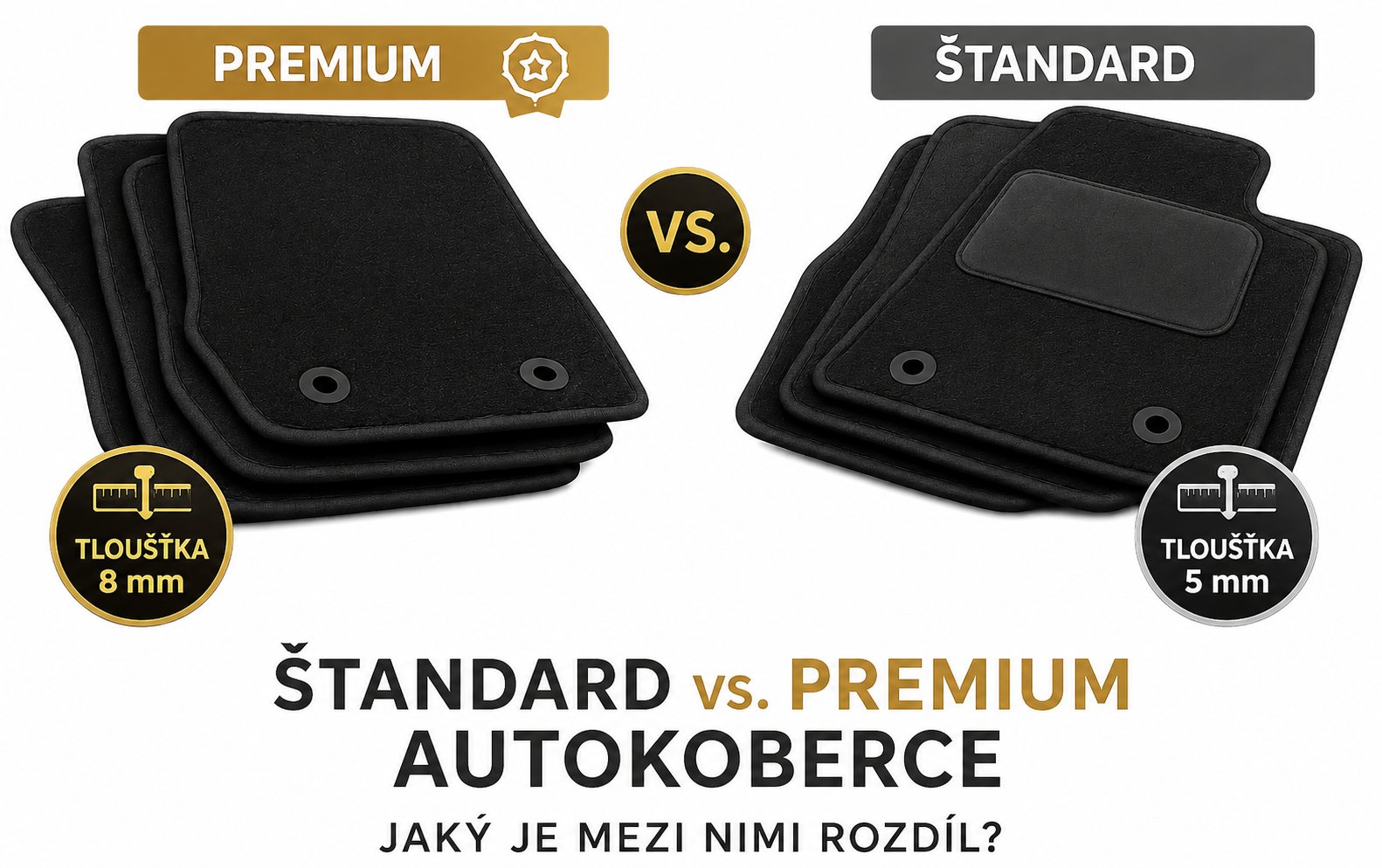 Standard vs. premium autokoberce – jaký je mezi nimi rozdíl?