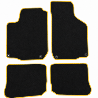 PREMIUM textilní autokoberce SEAT TOLEDO II (1999-2005), žluté