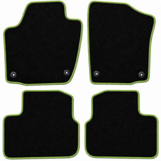 PREMIUM textilní autokoberce ŠKODA RAPID (2012-2019), zelené