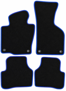 PREMIUM textilní autokoberce VW PASSAT B6 (2005-2010), modré