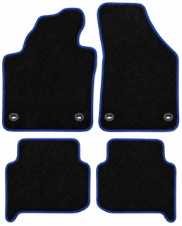 PREMIUM textilní autokoberce VW TOURAN (2003-2015), modré