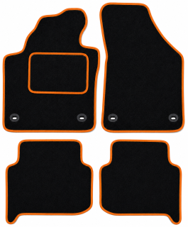 ŠTANDARD textilní autokoberce VW TOURAN (2003-2015), oranžové