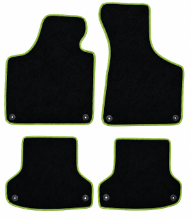 PREMIUM textilní autokoberce AUDI A3  8P (2003-2013), zelené
