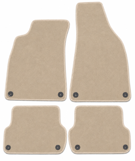 PREMIUM textilní autokoberce AUDI A4 (B6,B7) (2001-2007), béžové