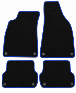 PREMIUM textilní autokoberce AUDI A4 (B6,B7) (2001-2007), modré