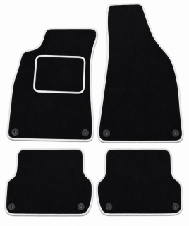 ŠTANDARD textilní autokoberce AUDI A4 (B6,B7) (2001-2007), bílé