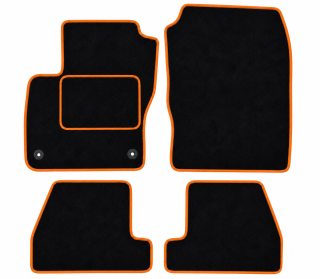 ŠTANDARD textilní autokoberce FORD FOCUS III (2010-2018), oranžové