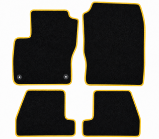PREMIUM textilní autokoberce FORD FOCUS III (2010-2018), žluté