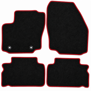 PREMIUM textilní autokoberce FORD GALAXY II (2006-2015), červené