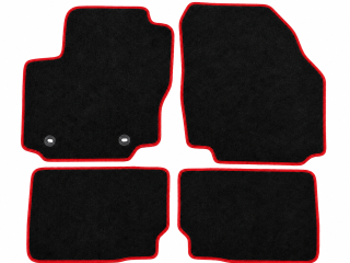 PREMIUM textilní autokoberce FORD MONDEO MK4 (2007-2010), červené