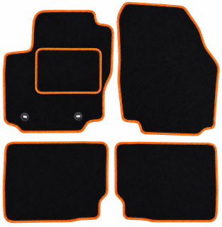 ŠTANDARD textilní autokoberce FORD MONDEO MK4 (2007-2010), oranžové