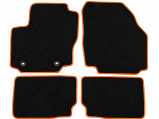 PREMIUM textilní autokoberce FORD MONDEO MK4 (2007-2010), oranžové