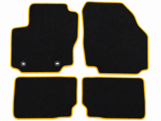 PREMIUM textilní autokoberce FORD MONDEO MK4 (2007-2010), žluté