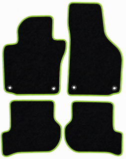 PREMIUM textilní autokoberce VW GOLF V (2003-2008), zelené